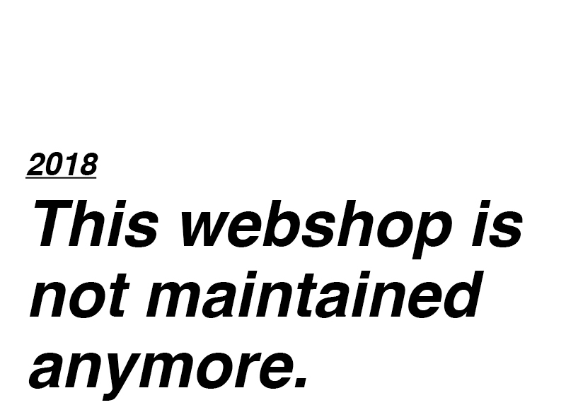 This webshop is not maintained anymore.